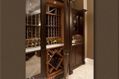 Full Glass Doors In Custom Display Wine Cabinet SL