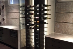 Wine Cabinet with Modern Peg System