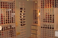 Light and Airy Feel for this Wine Cellar