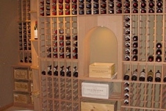 Custom Wine Racking with Case Storage