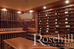 Display Shelves in Custom Wine Cellar SL