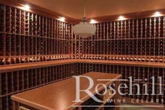 Angle Display with Rail Counter within Traditional Wine Cellar SL