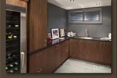 DOL-04-Rosehill – Custom Walnut and Beeswax Cabinetry adjacent to Wine Room SL