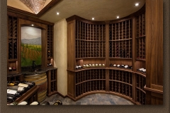 Wine Cellar – Curved Back Wall and Barrel Sink SL