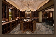 Wine Cellar walnut & beeswax – Inside View to The Back SL