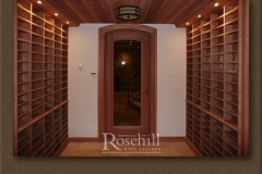 KO-02-Rosehill – Floor to Ceiling Label Forward Display Wine Racking SL