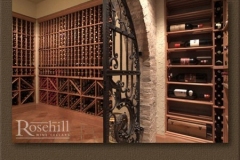 NI-01-Rosehill – Two Room Custom Wine Cellar with Lower Diamond Bins SL