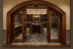 A grand entrance to a grand wine cellar! SL