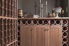 Still Life Wine Cellar with Terra Cotta Storage