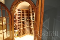 Arched Angle Display invites you to wine cellar