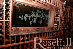 Traditional Wood Racking for Wine Cellar