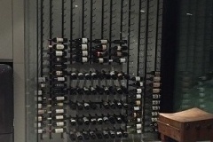 Modern Glass Wine Cellar with VintageView Racks