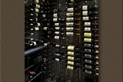 Brushed Nickel Wall Mounted Wine racks