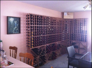 Modular Redwood Wine Racks - customer photo shared by Rob Lamont