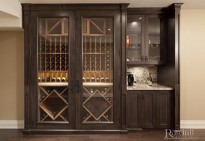 Wine cabinet made installed by Rosehill Wine Cellars