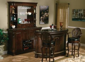 Howard Miller wine bar - wine furniture, wine tastings in home