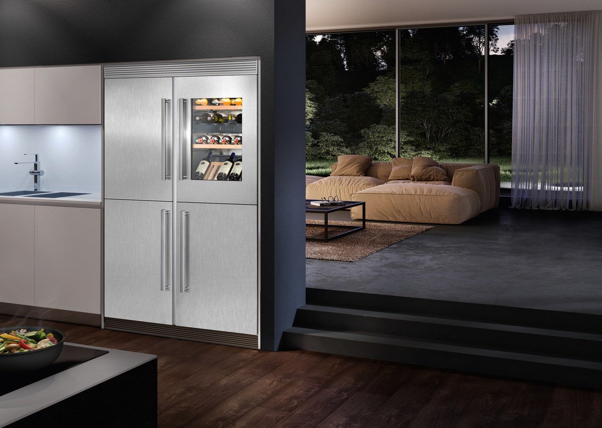 Liebherr kitchen wine cooler, wine fridge