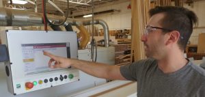 Carlo on the opticut s-50 programmable saw interface